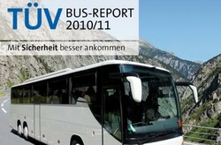 Auf einige Sicherheitsaspekte können die Fahrgäste auch selber achten. Tipps dazu gibt´s unter anderem im TÜV Bus-Report.